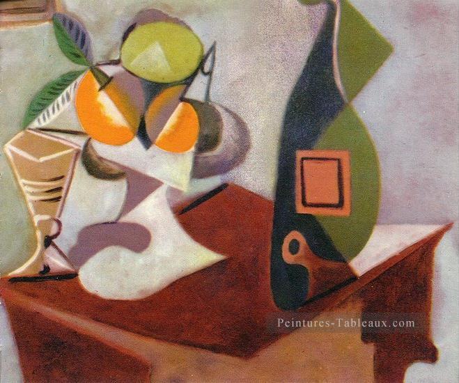 Nature morte au citron et aux oranges 1936 cubiste Peintures à l'huile
